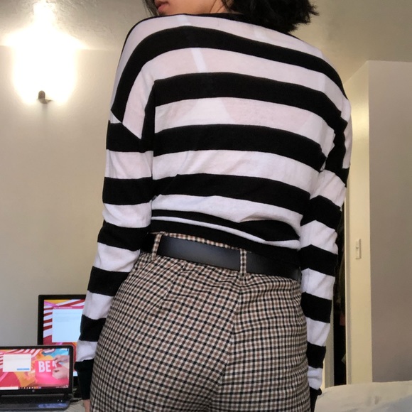 H&M Striped Crew Neck knit long sleeve Size Small - Picture 3 of 7